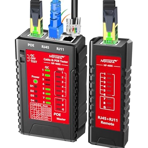 NOYAFA Network Cable Tester for Various Cables Cover