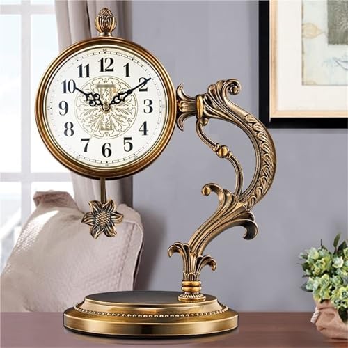 Reloj silencioso para sala de estar de sobremesa 6