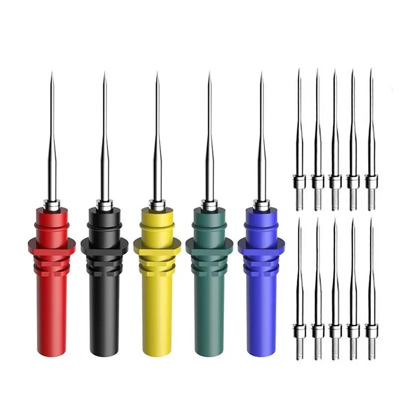 P8002 15pcs Automotive Diagnostic Test Probe Puncture Needles Oscilloscope Probe Pins Set Repair Tool Accessories HT307