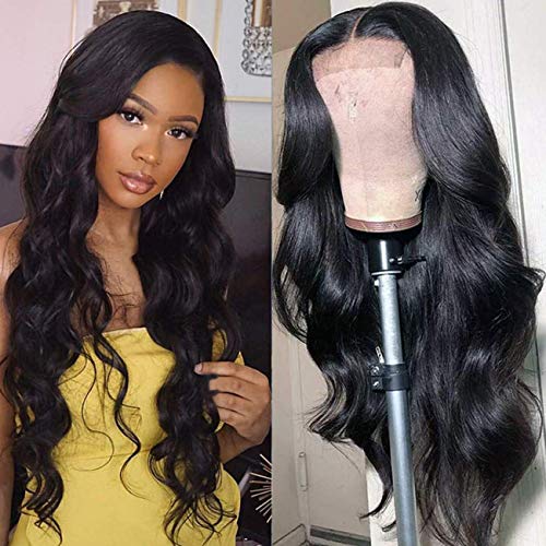 Lace Front Wigs Human Hair Pre Plucked Body Wave Lace Front Wig Human Hair 24 inch, Body Wave Human Hair Wigs 4x4 Lace Front Wigs Human Hair Brazilian Body Wave Lace Wig