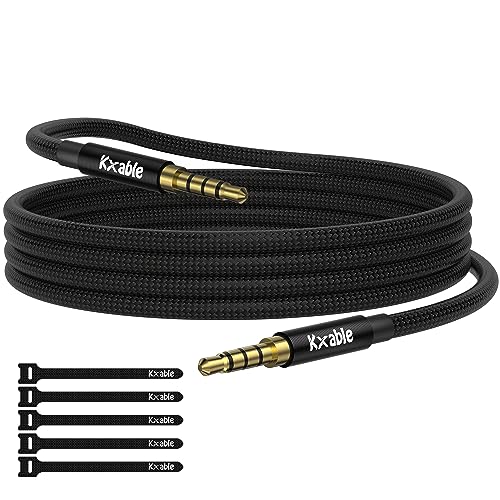 Cable de audio auxiliar Jack 3.5mm 6.10 m Kxable miniatura 1
