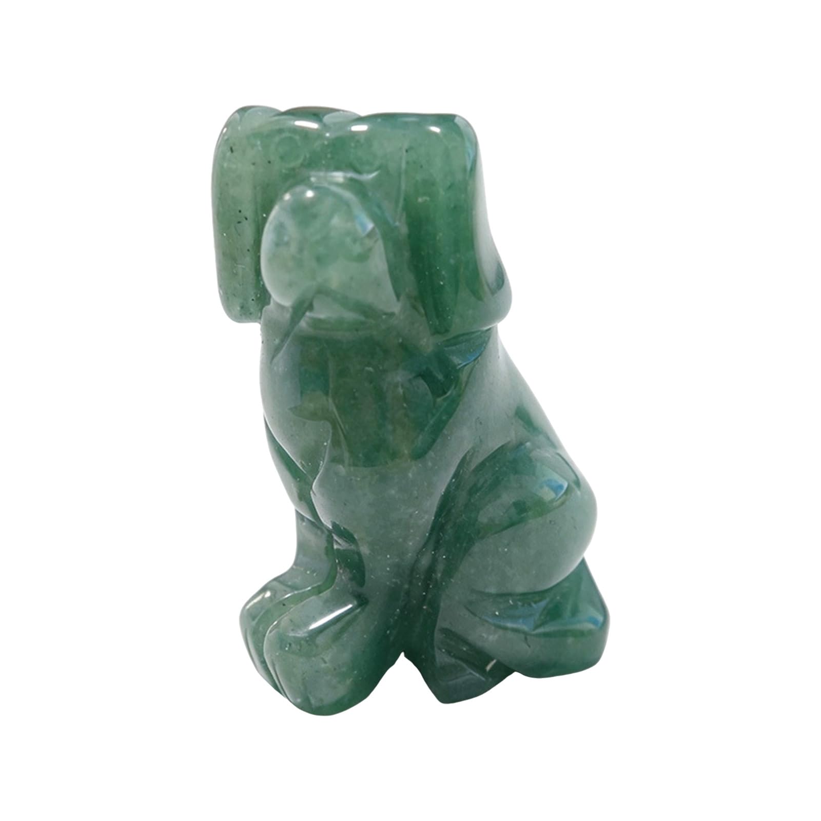 Hredyqw Zodiacs Animal Green Aventurines Stone Figurine Carved Crystal Chinese Zodiacs Statue Home Offices Decors Art