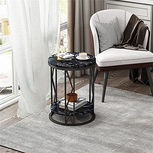 Nordic Small Side Table, Marble Sofá End Tables, Light Luxury Creative Coffee Table, Minimalist Corn