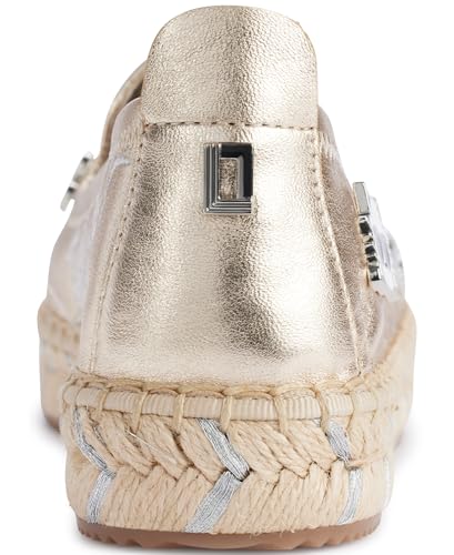 KARL LAGERFELD Women's Michaela Slip on Espadrille Sandal with Pins Platform3
