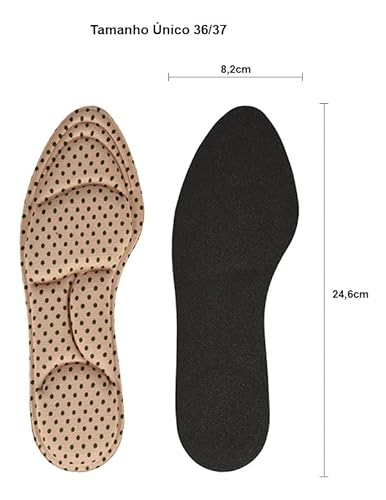 Palmilha Comfort de Espuma em PU design Bolinhas, Protetor de pisada macio e confortável 4feet