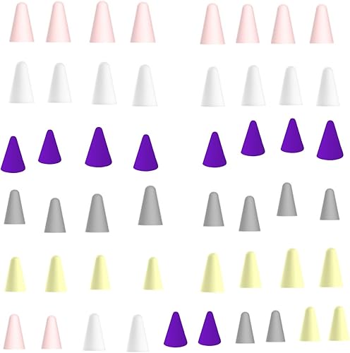 Funda para punta de lápiz Apple, paquete de 50 puntas de iPencil compatibles con punta de Apple Pencil de 1 generación, punta de Apple Pencil de 2