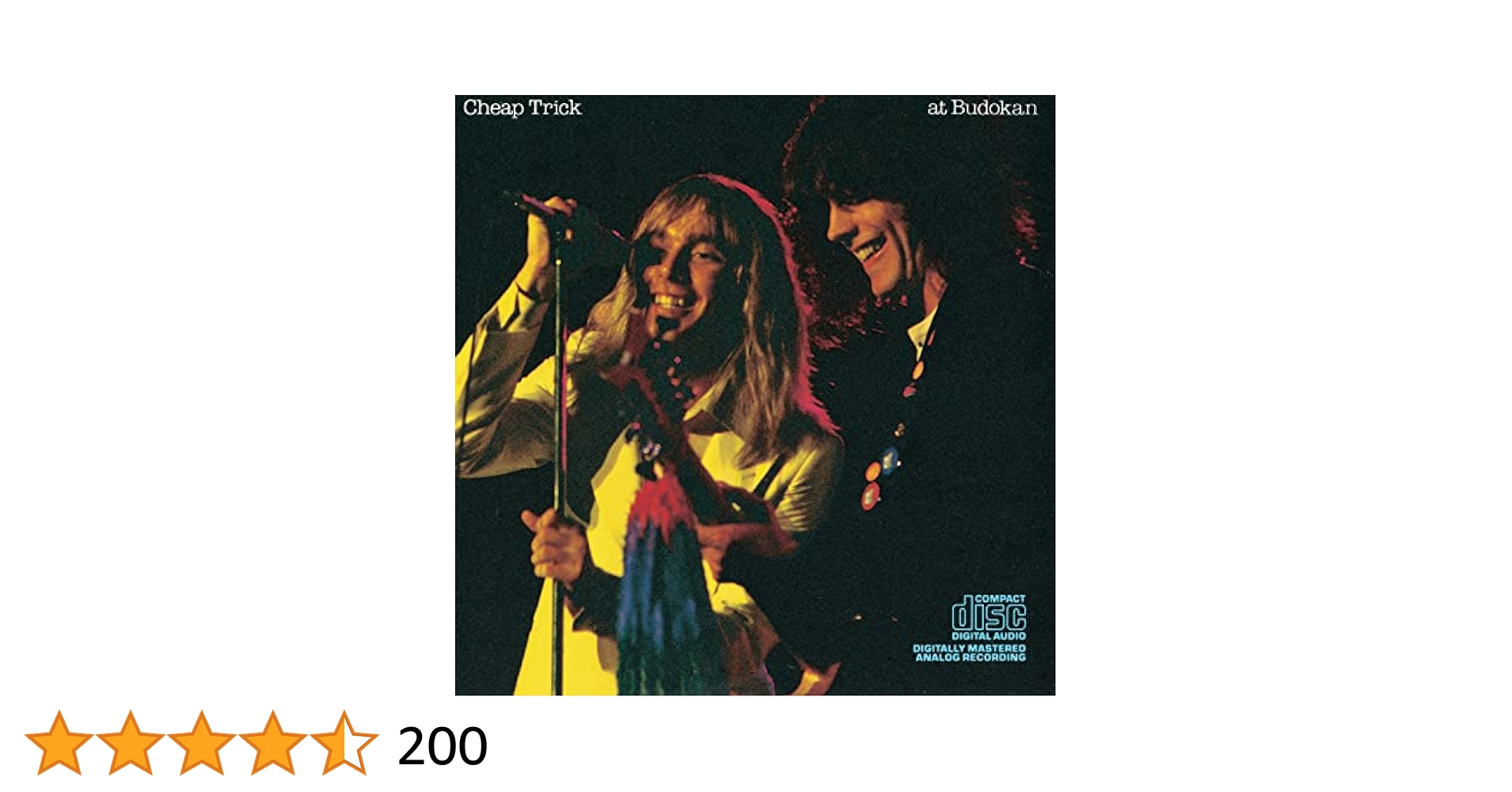 米4discs DVD Cheap Trick Budokan ! 88697381712 EPIC /00440 Amazon.com: At Budokan: CDs & Vinyl