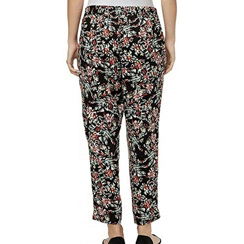 Jessica Simpson Women's Floral Soft Ankle Pants Medium Black Floral2