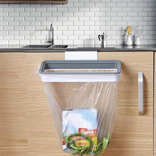 Delamiya 2 Stuck Hängender Müllsackhalter, Tragbar zum Aufhängen Mülleimer, Küchen Müllsackständer mit Deckel, für Küche Schrank Reise Camping Aufbewahrungsregal - Image 7