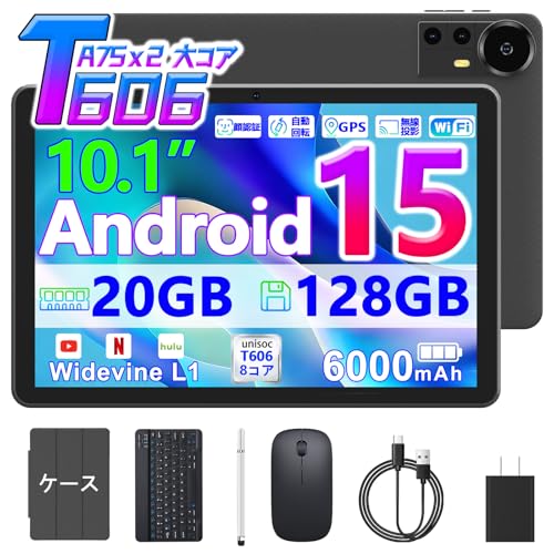 �y �Z�b�g�ŁzAndroid 15 COOPERS CP31 Tablet �^�u���b�g 10.1�C���`inch 8�R�ACPU T606 2.4/5GHzWi-Fi 20GB������(6GB����+14GB���z)/128GB�X�g���[�W+1TB�g�� IPS1280