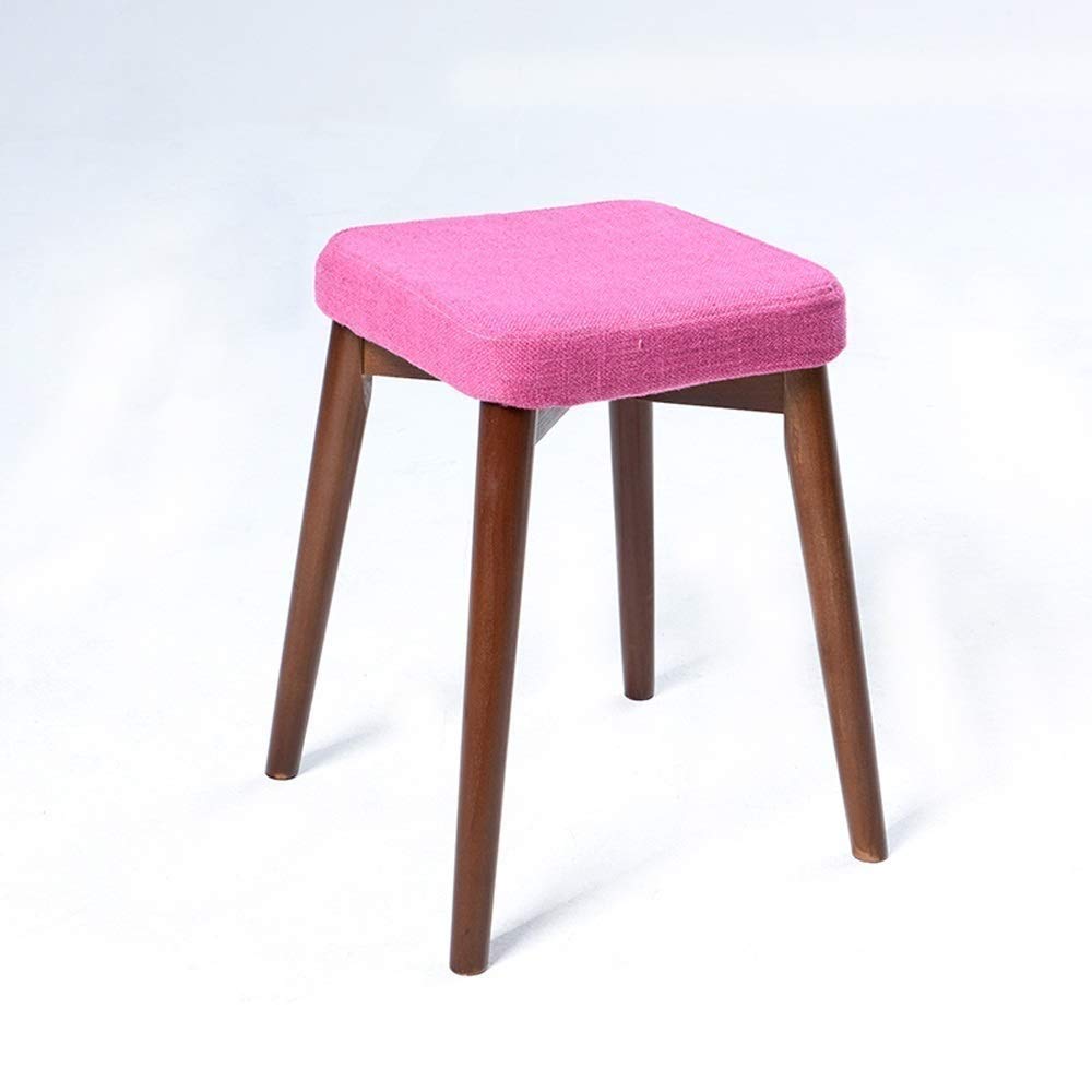Tabouret coiffeuse de chambre en bois pour s'installer confortablement au maquillage