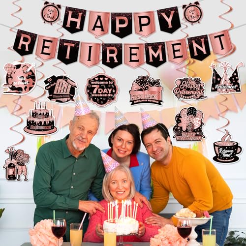 Save 50% on Rose Gold Retirement Party Decorations Kit - Image 2