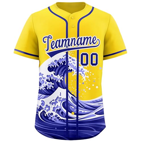 Custom Fashion Baseball Jersey Personalized Printed Stitched Name Number Sports Shirt for Men Women Youth
