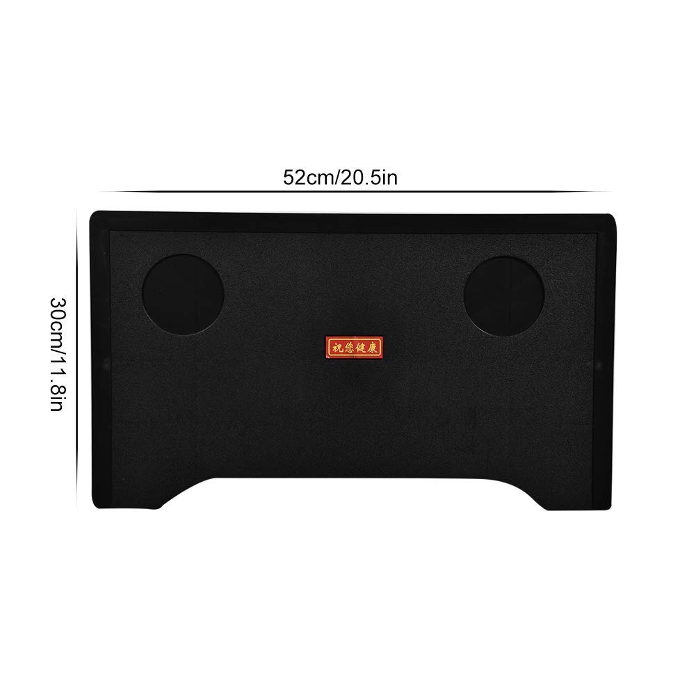 GHzzY Rollstuhl Ablage - Abnehmbarer Rollstuhl-Schoßtisch mit Getränkehalter - Universal-Rollstuhl-Tischzubehör zum Essen, Lesen und Ausruhen
