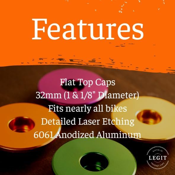 Miniatura 3 de Tapa de dirección personalizada - Accesorios y piezas de MTB para bicicletas, equipo de ciclismo de montaña personalizado, tapas superiores de