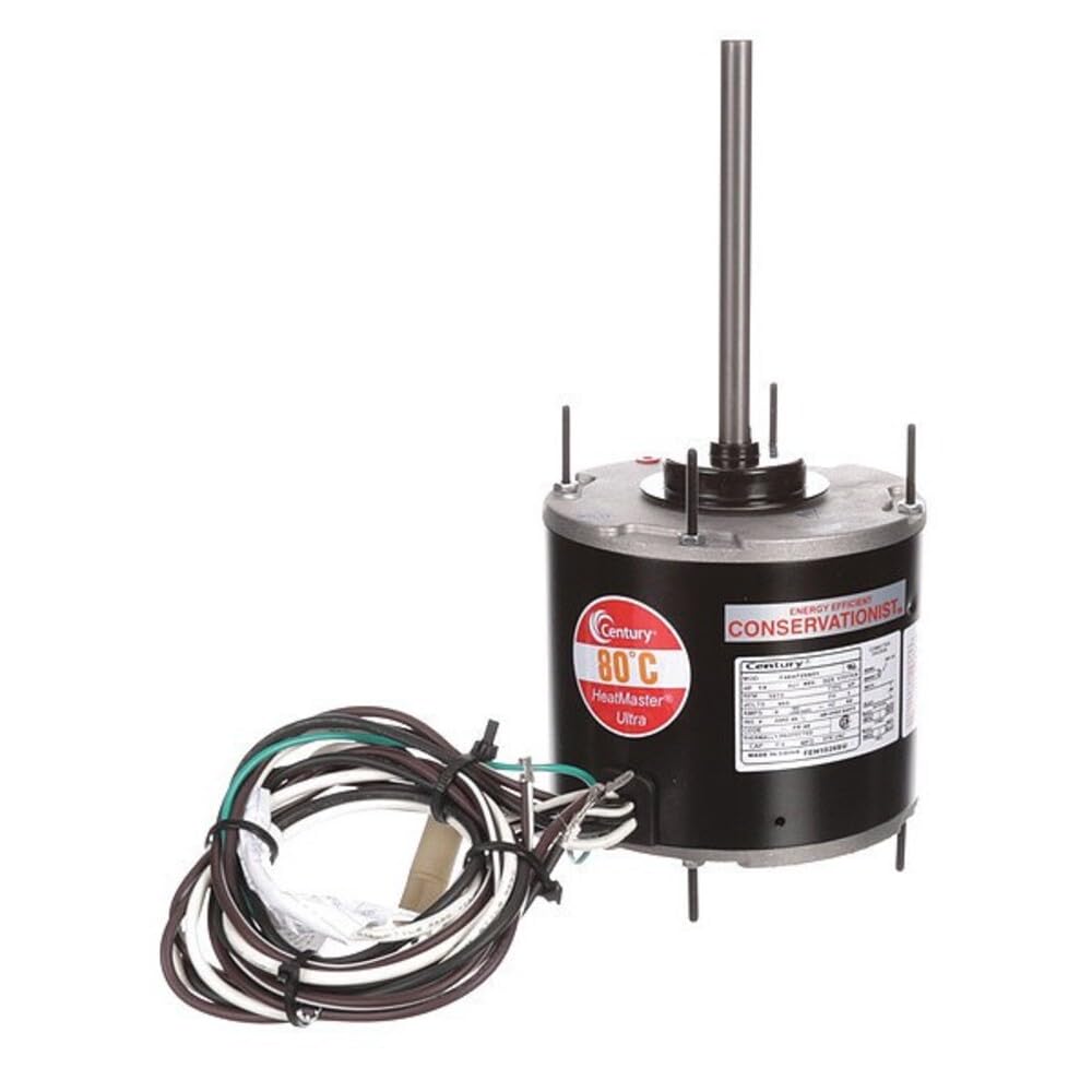 Century Motors HeatMaster™ Ultra High Temperature Condenser Fan Motor 80°C Ambient, Three-Year Warranty #FEH1026SU