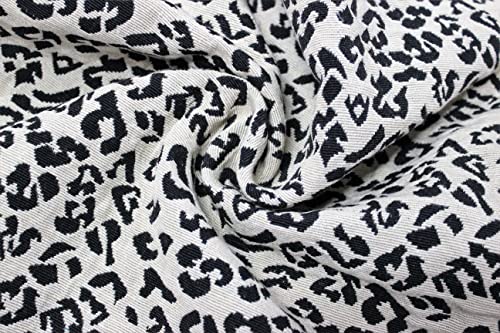 Image of Multipurpose 40x40x8 CM Woven Fashionable High Densitiy Foam Cushion Set for Floor, Patio, Chair and Balcony Garden Seating - Beige & Black Animal - Small Size Set - 16x16x3 Inch