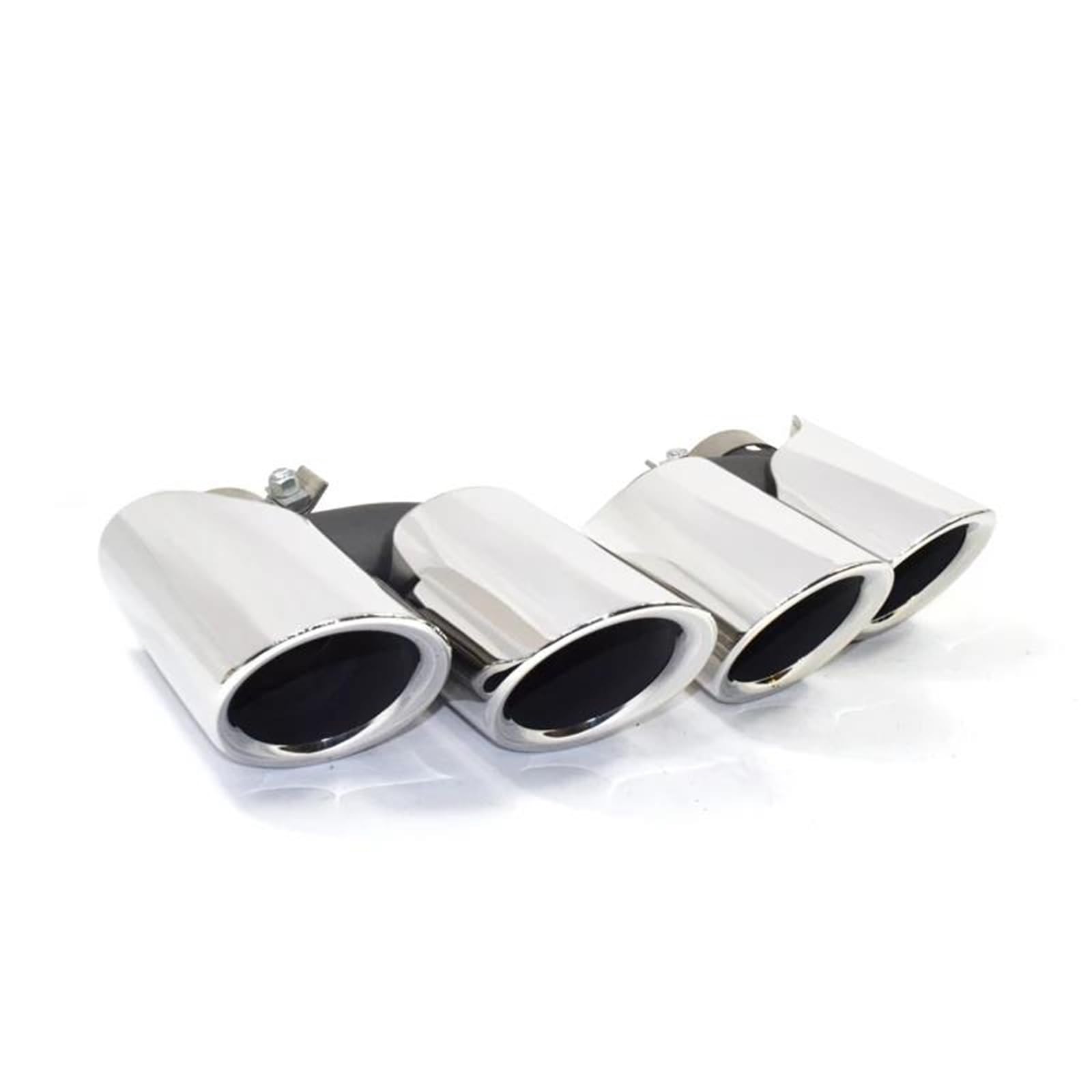 Embouts d'échappement de voiture pour Macan finition Silver B style quad exclusif