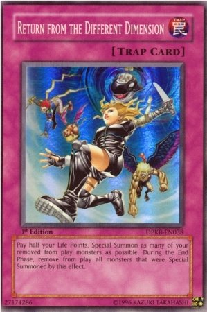 Amazon.com: Yu-Gi-Oh! - Return from The Different Dimension (DPKB