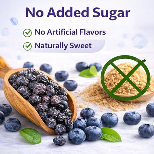 Image of Dry Goods Co. Dried Blueberries 200g | No Added Sugar | A++ Quality | Lab Tested | Rich in Antioxidants