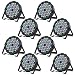 Eyourlife LED Stage Lights 8pcs 54X3W LED DJ PAR Light RGBW 162Watt DMX 512 Stage Lighting Disco Projector for Home Wedding Party Church Concert Dance Floor Lighting