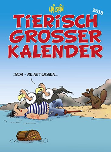 Preisvergleich Produktbild Uli Stein Tierisch großer Kalender 2019