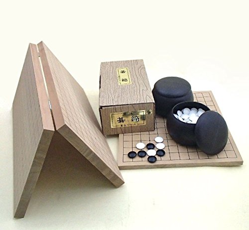 Amazon | 囲碁入門4点セット 雅 新桂7号折碁盤・9・13路盤（両用盤