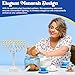 Majestic Giftware Silver-Plated Chanukah Oil Menorah - Beaded Design (MN-HA130) | Fits Standard Chanukah Oil Cups and Large Candles | Durable & Long-Lasting Quality | Hanukkah Menorah - 11” High