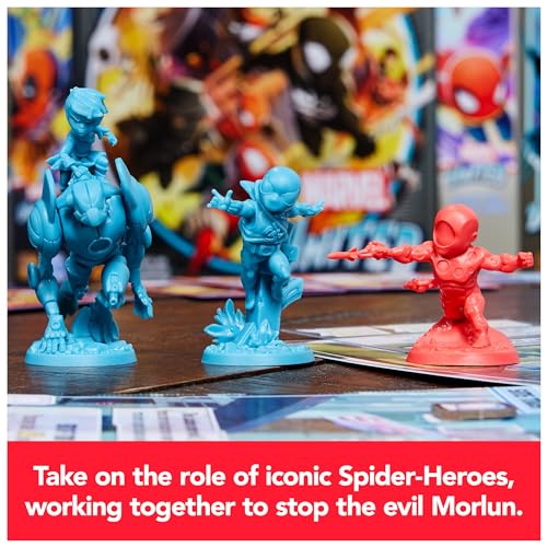 Image of Spin Master Games, Marvel United: Spider-Geddon, Strategy Board Game, Collectible Spider Man Figurines, for Fans of Marvel Rivals & Action Movie Toys, 1-4 Players, for Ages 14 & Up (Pack of 4)