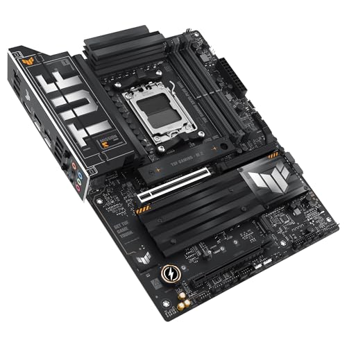 ASUS TUF GAMING X870-PLUS WIFI AMD ATX motherboard, 16+2+1(80A) power stages, DDR5, PCIe 5.0 w/ full support for next-gen GPUs, 4 x M.2 slots, WiFi 7, USB4, front USB 20Gbps w/ PD Fast Charge - 13