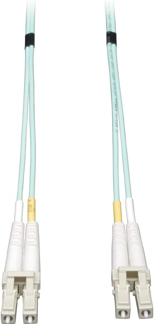 10Gb Duplex Multimode 50/125 OM3 LSZH Fiber Patch Cable (LC/LC) - Aqua, 5M (16-ft.)(N820-05M)