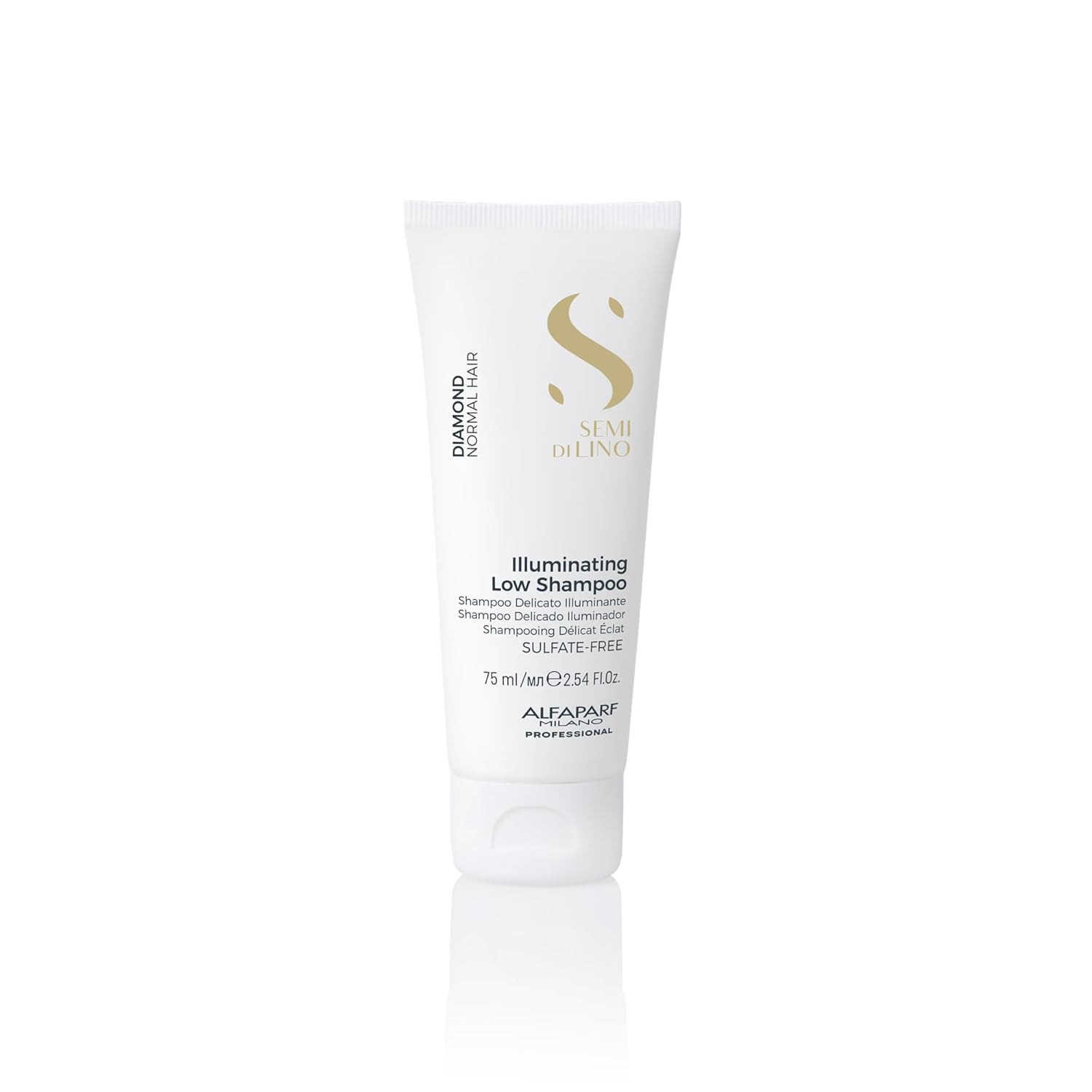 Alfaparf Milano Semi di Lino Diamond Illuminating Travel Size Shampoo and Conditioner Set for All Hair Types - Sulfate Free - Adds Shine to Dull Hair