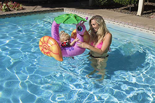 image for Poolmaster 81562 Learn-to-Swim Swimming Pool Float Baby Rider with Sun