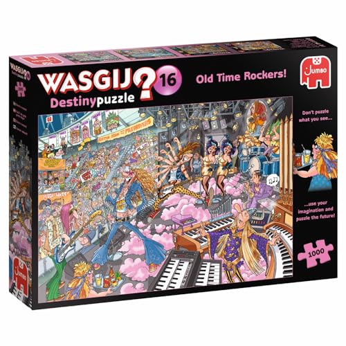 Jumbo Spiele 1119800092 Wasgij Destiny 16 Alte Rocker! 1000 Teile Puzzle
