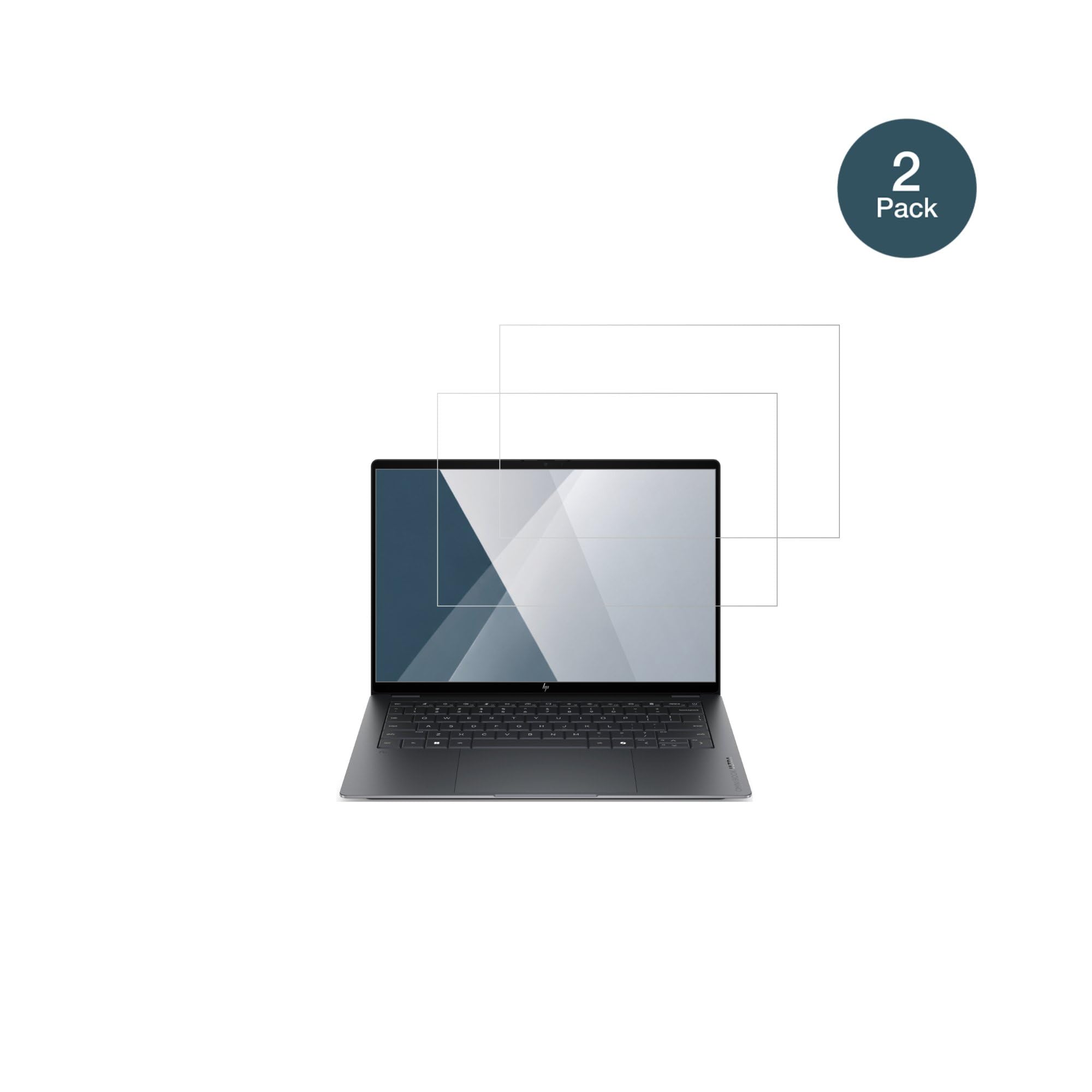 dipos 2x Pellicola Protettiva 9H per HP OmniBook Ultra 14-kd0771ngx | Non si rompe e non si scheggia, non è vero vetro, Anti-Shock, si adatta perfettamente, antigraffio, senza bolle, autoadesiva