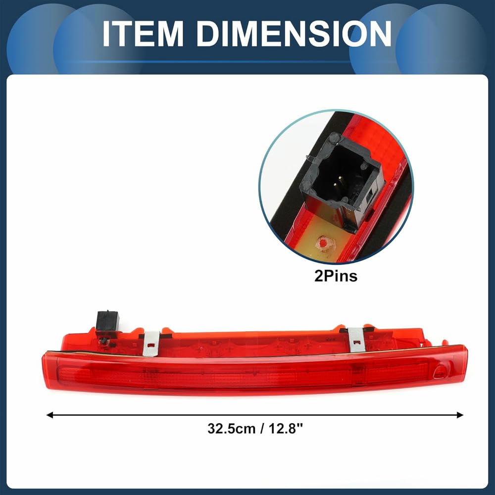 Tercera luz de Freno LED de Montaje Alto para Luces de Freno traseras, para Renault Megane Mk2 Hatchback 2002-2009 Scenic II 2003-2009 Grand Scenic 2004-2009 8200073239