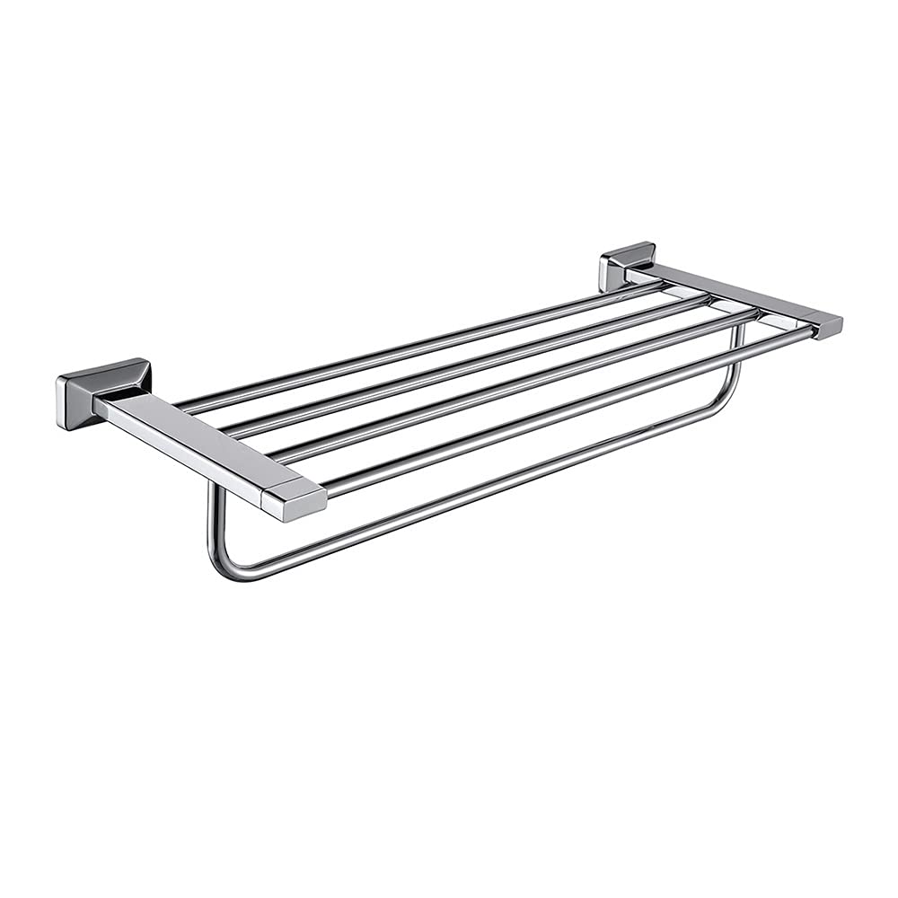 Soporte para cepillo de baño y toallero de latón contra el óxido