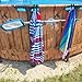 2 Pcs Adjustable Fence Hooks for Pool Equipment- Heavy Duty Poolside Pool Hanger for Pool Poles, Hose, Pool Skimmer,Pool Beach Towels, Pool Brush - No Installation Tools Required