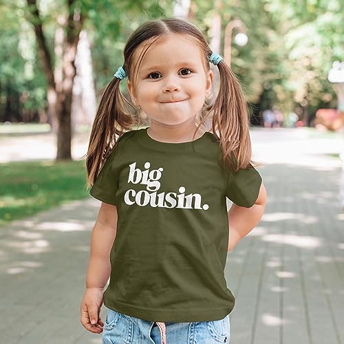 Image of Bold Big Cousin T-Shirts for Girls and Boys Fun Family Outfits