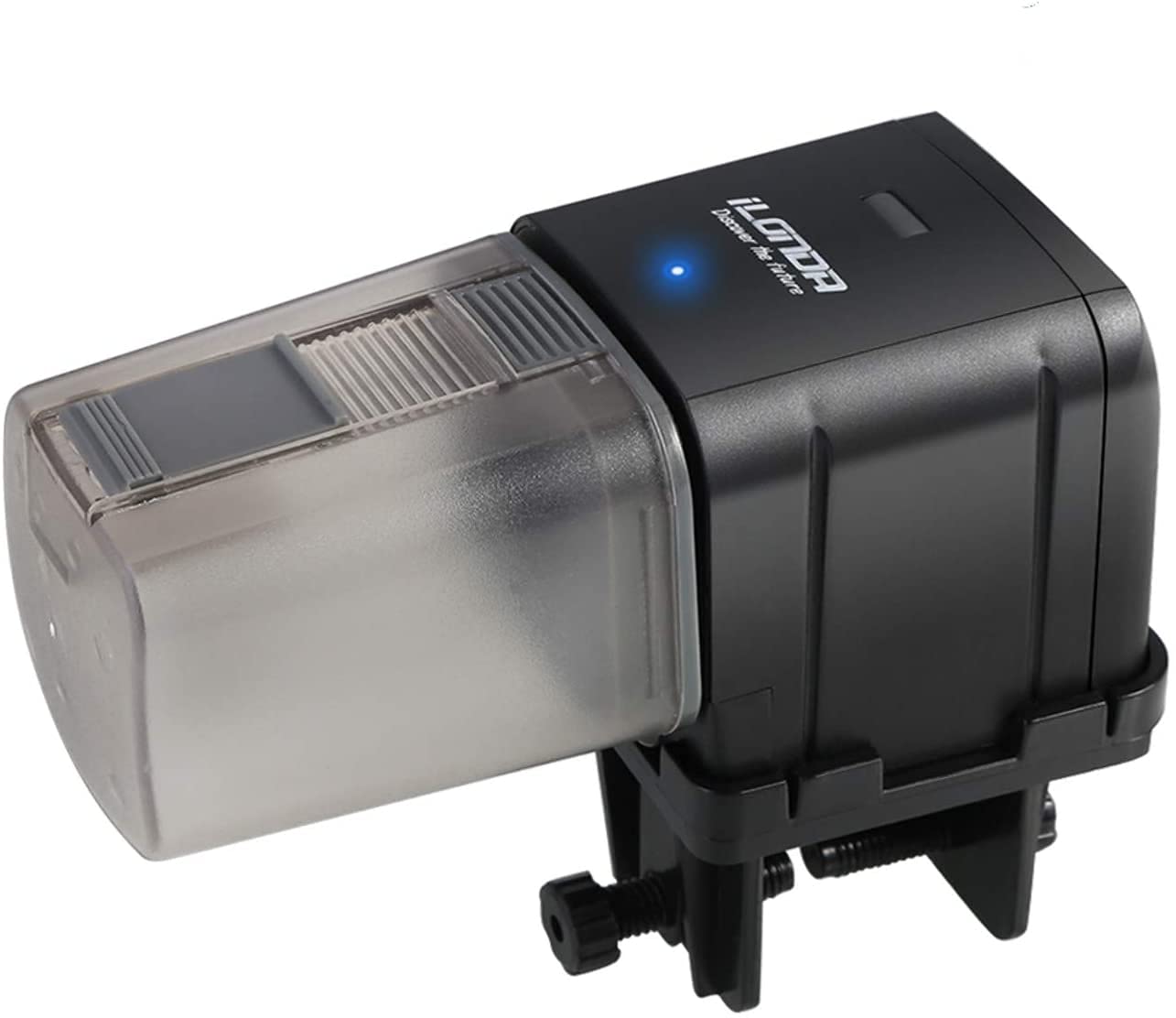 Petyoung Alimentador automático del Pescado comedero,Mando a Distancia WiFi o Temporizador de Comida para Peces, alimentador para Acuario – Alimentado por USB