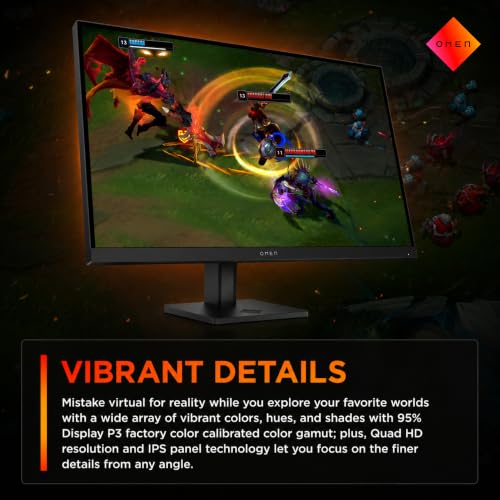 Image of OMEN 27 inch QHD 180Hz Gaming Monitor - OMEN 27q G2