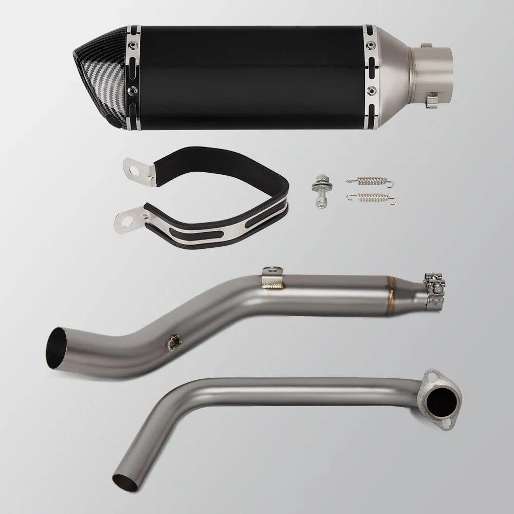 Silenciador de escape de motocicleta Silenciador De Escape Completo Para Motocicleta Para Zontes ZT125 U1 G1 Z1 Z2 2021-2025 Con DB Killer(C)