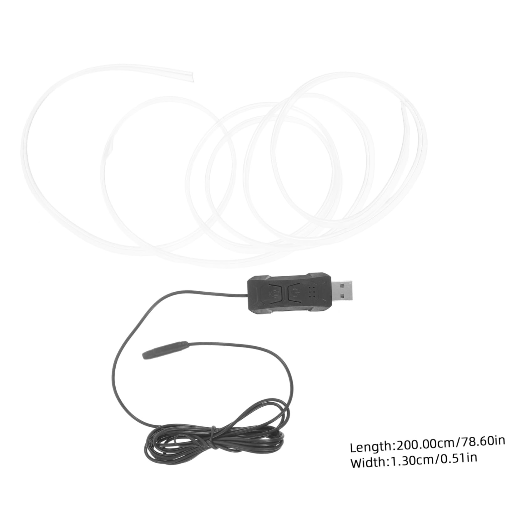 OSOLADY Car Interior USB Strip Light Colors Ambient Lighting Kit for Cars Easy Installation Durable Material Vibrant USB Neon Light for Stunning Atmosphere