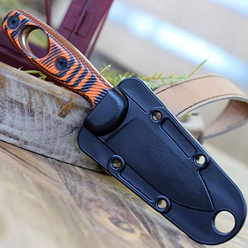 ESEE Xancudo S35V, cabo 3D laranja/preto G-10, bainha preta (laranja/preto G-10 com orifício)