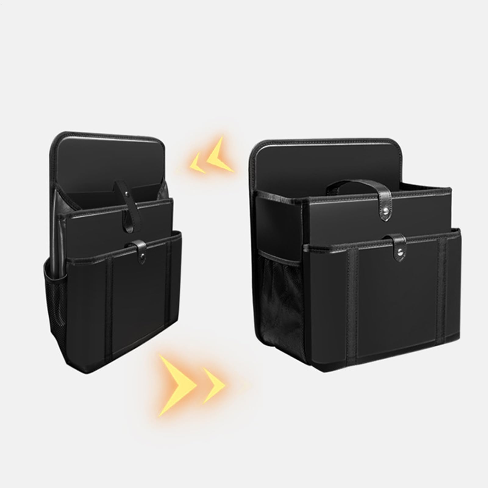 Organizzatore per sedile posteriore per auto, scatola di immagazzinaggio di grande capacità, organizer per auto dietro i sedili, per SUV, camion, veicoli, viaggi su strada, campeggio, spostamenti,