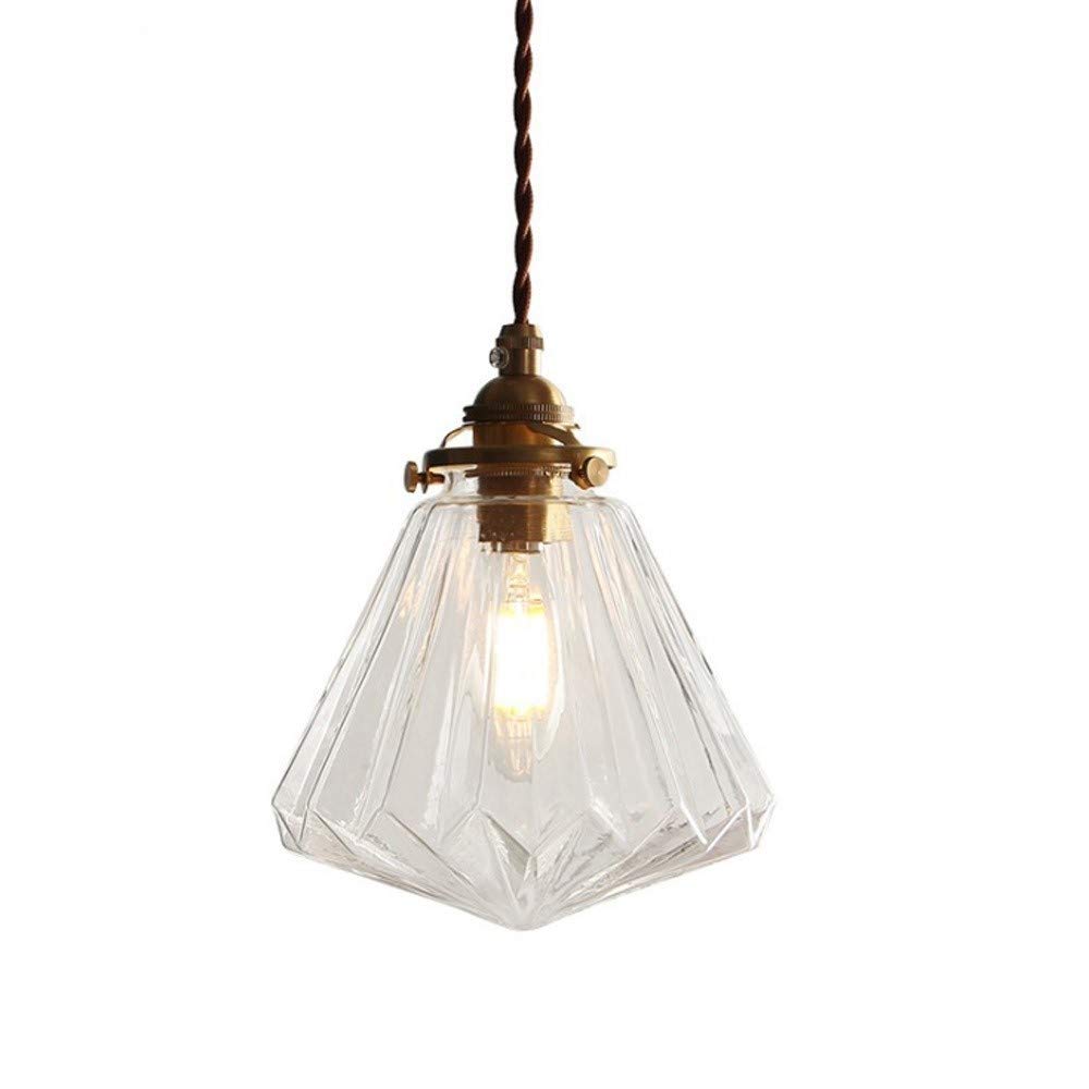 SXECAEPS Modern creative chandelier Simple Modern Pendant Light Ceiling with Glass Lamp Shade Hanging for Loft Restaurant Café Dining Room Kitchen E27 Edison Lighting Fixture Home De