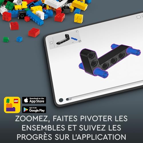 Technic NEOM McLaren Formula E Race Car, Macchina Giocattolo per Bambini e Bambine da 9 Anni in su, Modellino di Auto da Corsa F1 da Costruire e da Esposizione, Idea Regalo di Compleanno 42169 - Lego - Immagine 9