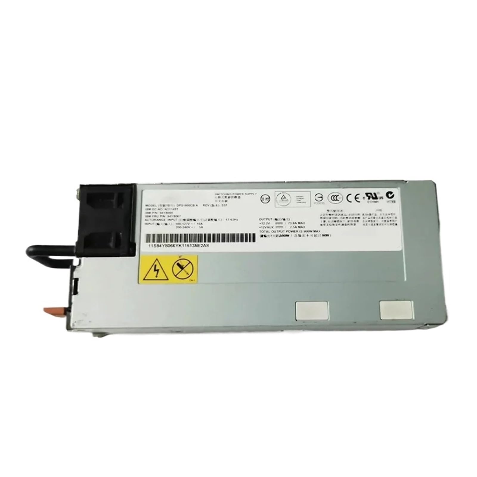 MBPAIHOP 900W Power Supply 94Y8066 94Y8067 DPS-900CB A