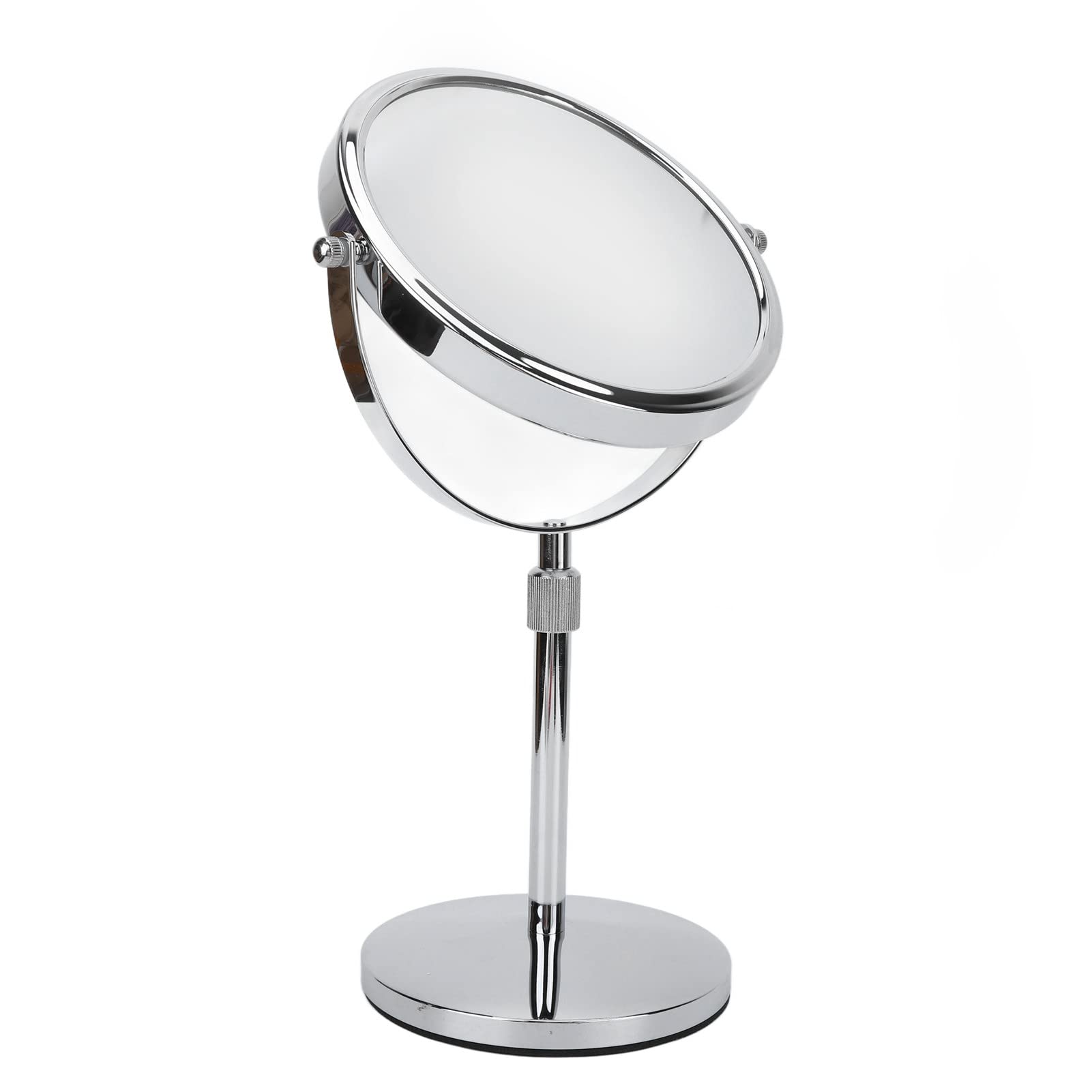 Winh Defult Tabletop Makeup Mirror, Stylish Rotatable Desktop Vanity Mirror 3X Magnification Height Adjustable For Home