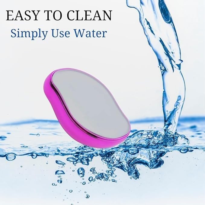 Image of Epilator with Crystal Head, Gentle Hair Removal for Face & Body, Painless Hair Removal Device for Women & Men